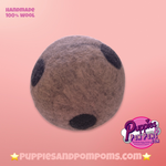 Felt Dog Ball Toy - 9cm