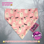 Cute Pink Ghosts! Halloween Dog Bandana