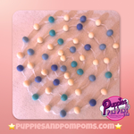 Pom Pom Garland - Baby Blues / Cornish Blues
