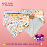 Spring Dogs Floral Bandana - Snap On
