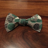 Green Geo Bow Tie