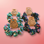 Spring Forest Scrunchie Navy